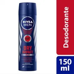 3 Unidades Desodorantes Nivea Aerosol Dry Masculino 150ml