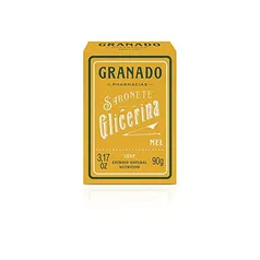 Sabonete Vegetal de Glicerina Tradicional, Granado, Amarelo, 90G