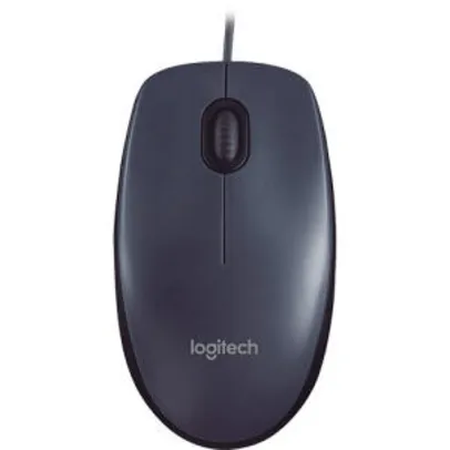Mouse M90 Preto 1000dpi - Logitech R$20