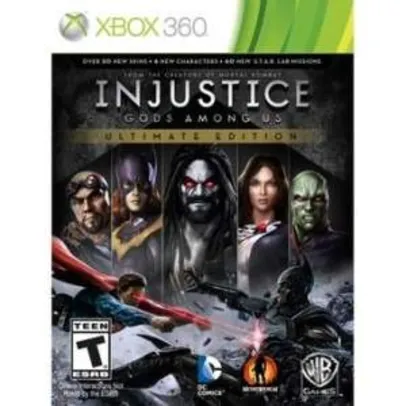 [Walmart] Injustice Gods Among Us Ultimate Edition - XBOX 360 por R$ 120