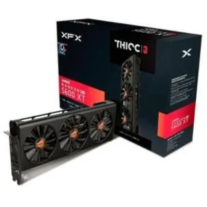 Placa de Vídeo XFX AMD Radeon RX 5600 XT THICC III Ultra, 6GB, | R$1.615