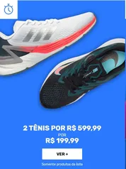 [APP - 2 por R$599] - NIKE / ADIDAS / ASICS