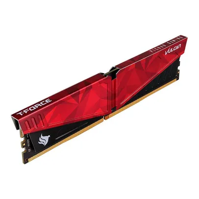 Memoria Team Group T-Force Vulcan Pichau, 8GB, DDR4 3200MHz, CL16, Vermelha | R$259