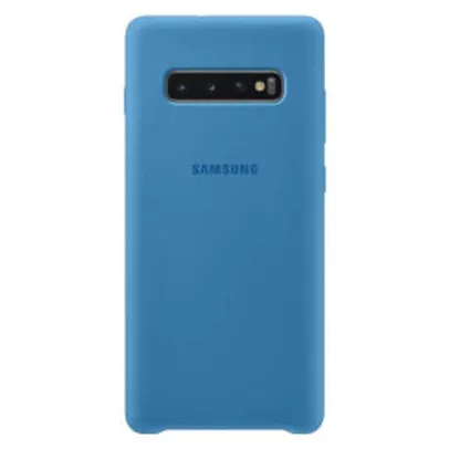 Samsung Capa Protetora Silicone S10+ Azul (EF-PG975TLEGBR) | R$27