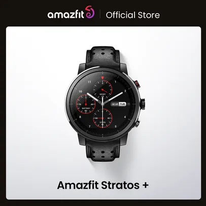 SMARTWATCH AMAZFIT STRATOS 2S (RESISTENTE À ÁGUA 5 ATM (50 METROS)