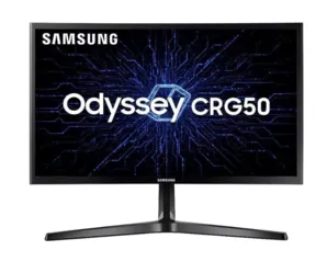 Monitor Gamer Curvo Samsung 24" Fhd 144hz Freesync Preto Serie CRG50 - LC24RG50FZLMZD