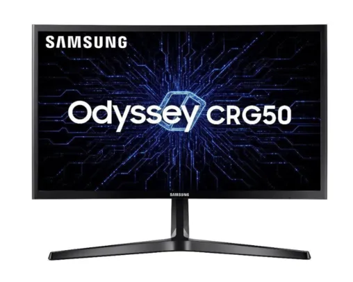 Monitor Gamer Curvo Samsung 24" Fhd 144hz Freesync Preto Serie CRG50 - LC24RG50FZLMZD