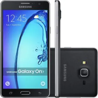 Smartphone Samsung Galaxy On 7 Dual Chip Android 5.1 Tela 5.5" 16GB 4G Câmera 13MP - Preto ou Dourado