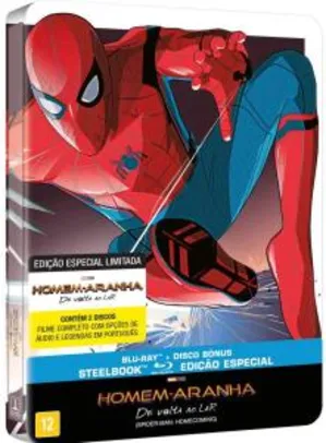 [PRIME] Homem-Aranha: De Volta Ao Lar - Steelbook - Ed. Especial Limitada 2 Discos