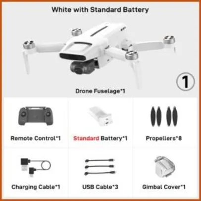 Drone Fimi X8 Mini 8km com câmera 4k | R$1.631