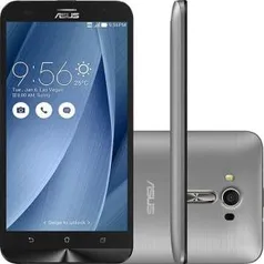 Smartphone Asus Zenfone 2 Laser Dual Chip Tela 6" 32GB Câmera 13MP - Prata/Vermelho/Dourado - R$ 626,99