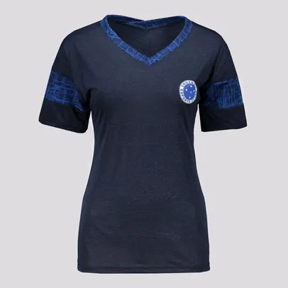 Camisa Cruzeiro Armadura Feminina Azul