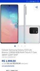 Galaxy S10 Lite 128GB | R$1999