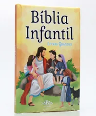 Bíblia Infantil | Letra Grande | Capa Dura Almofadada | SBN | R$3,72