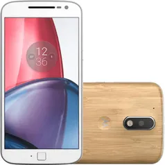 Smartphone Moto G 4 Plus Dual Chip Android 6.0 Tela 5,5" 32GB 4G Câmera 16MP - Bambu por R$ 899