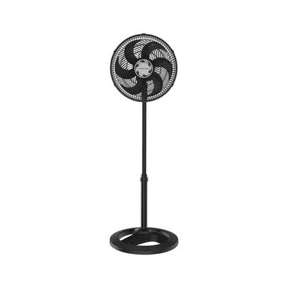 Ventilador De Coluna Preto 30cm Turbo 6 Pás Osc Ventisol