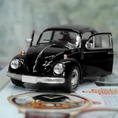 [Gpay / Taxas Inclusas] Miniatura Fusca em metal - AliExpress