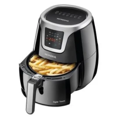 Fritadeira Air Fryer Family Digital Touch Mondial, 3.2 Litros, Frita Sem Óleo, Preto - AF19