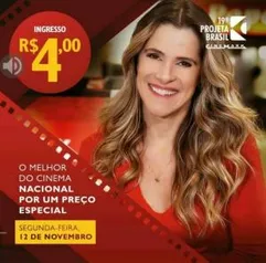 Cinemark - filmes nacionais - R$4