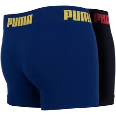  Kit de Cuecas Boxer sem Costura Puma com 2 Unidades - Adulto