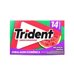 (R$3,82 ACIMA DE 10un) Goma de Mascar Melancia 14S Trident 25,2g