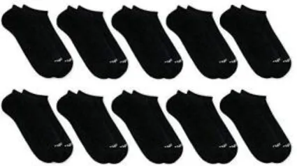 [Prime] Kit 10 pares Meias Invisível, Mash, Masculino R$40