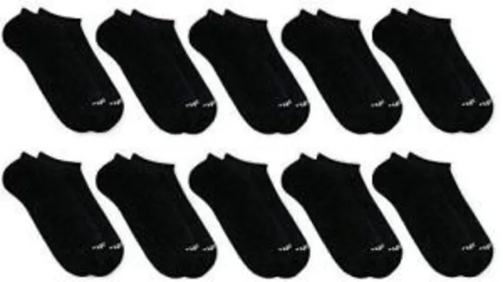 [Prime] Kit 10 pares Meias Invisível, Mash, Masculino R$40