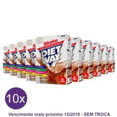 Kit 10x Diet Way Shake Substituto de Refeição 420 g – Midway | R$5