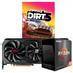 Kit Upgrade PowerColor Radeon RX 6900 XT Red Devil + AMD Ryzen 9 5950X + Brinde Jogo Dirt 5