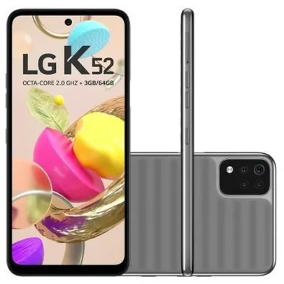 Smartphone LG K52, 64GB, 13MP, Tela 6.5´