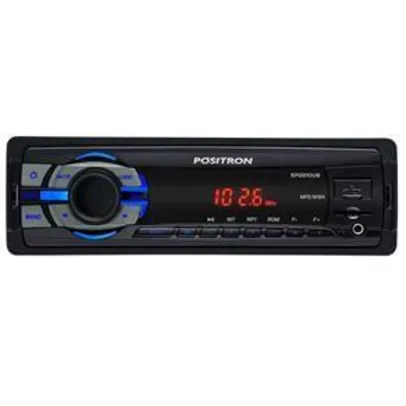 Saindo por R$ 80: Som Automotivo Pósitron SP2210UB com MP3, Rádio FM, Conexão USB, Leitor de Cartão SD e Entrada Auxiliar R$80 | Pelando