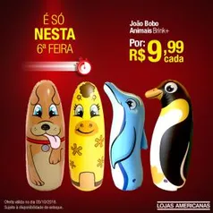 [Americanas - Loja Física] João Bobo Animais Brink+ por R$ 9,99 cada