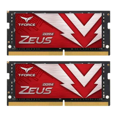 Memoria Para Notebook Team Group T-Force Zeus 64GB (2x32) DDR4 2666MHz, TTZD464G2666HC19DC-S01