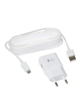 Carregador de Parede Ultra Rapido USB, Samsung, Branco R$46