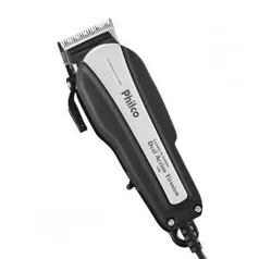 Máquina de Cortar Cabelo Philco Dual Action 2 com 4 Pentes Preta/Prata | R$75