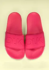 Chinelo slide rosa neon | R$73