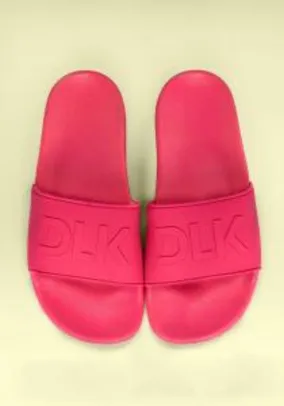 Chinelo slide rosa neon | R$73