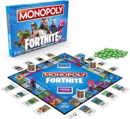 Jogo Monopoly Fortnite Hasbro | R$80