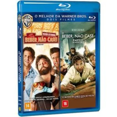 Blu-Ray - Se Beber, Não Case! + Se Beber, Não Case 2 (Duplo) - R$5