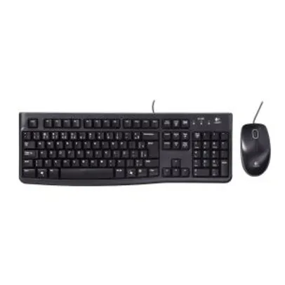 KIT TECLADO E MOUSE LOGITECH MK120 - R$110