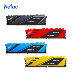 Memória RAM DDR4 8GB 3600MHz Netac | R$213
