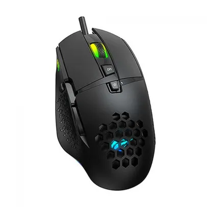 Mouse Gamer Havit MS-1022, 3200DPI, Com Fio, RGB, Black, MS1022 | R$66
