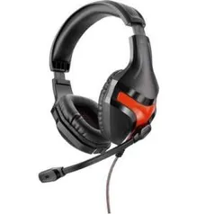 Headset Gamer Warrior P2 Preto e Vermelho - PH101