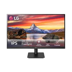 Monitor 27 LG Full HD, LED IPS, 75 Hz, 5ms, FreeSync, HDMI, VGA, 27MP400-B, Preto