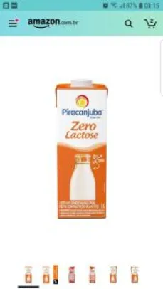 [Prime] Leite Semidesnatado Zero Lactose Piracanjuba 1L | R$ 2