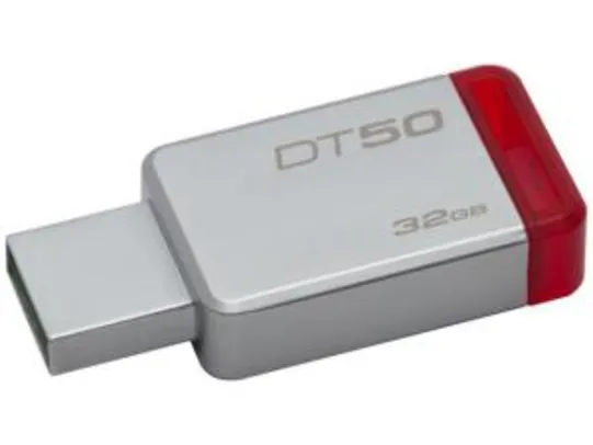 Saindo por R$ 20: Pen Drive 32GB Kingston - DataTraveler 50 USB 3.0 | Pelando