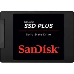 SSD 240GB Sandisk Plus G26 530-440MB/S - R$198