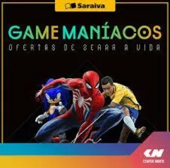 Promoção Game Maníacos Saraiva Descontos de até 60%