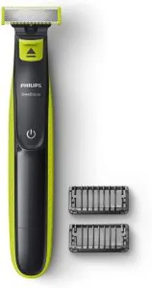 Aparador de Barba, Philips, OneBlade QP2521/10, Cinza Chumbo/Verde Limão | R$130