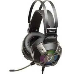 Headset Gamer Husky Storm, USB, 7.1 Surround, Driver 50mm, Rainbow - HS-HST-RA